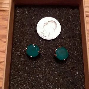 Kate Spade emerald green earrings